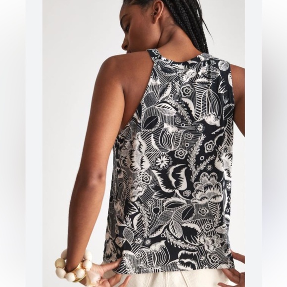 Anthropologie NWT Asymmetrical Cutout Tank - Picture 3 of 5
